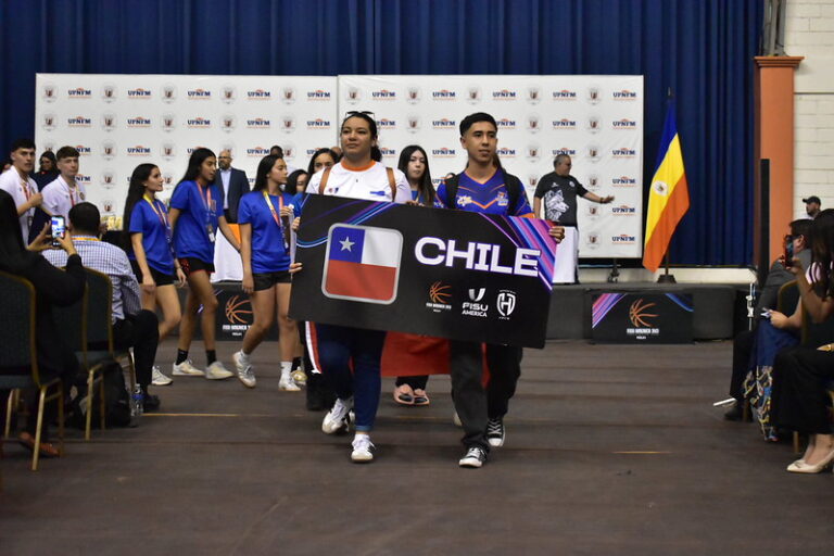 Desfile Chile FISU América 3x3